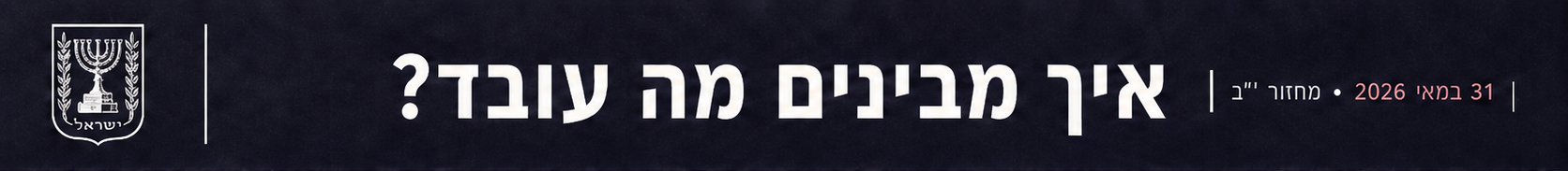 איך מבינים מה עובד? — סיכום